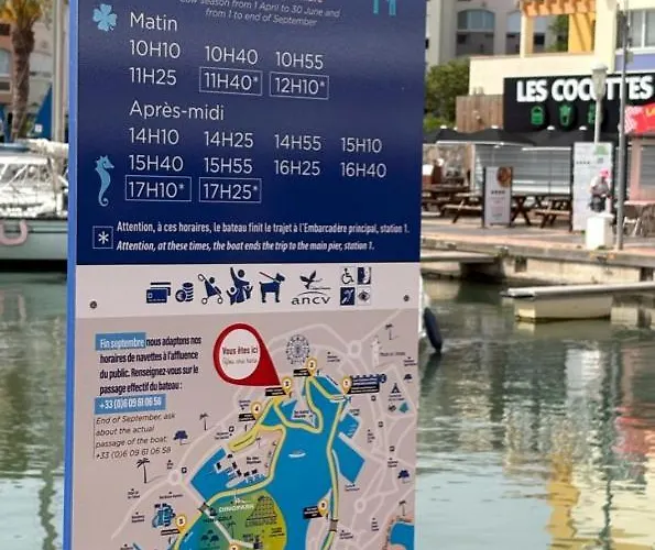 T2 50m2 Belle Vue Calme Centre Port Parking Apartamento